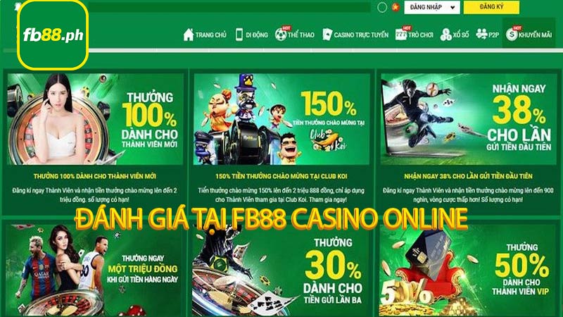Đánh giá tại FB88 Casino online